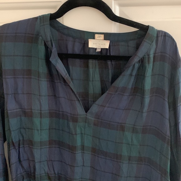 Loft plaid tunic blouse - Picture 4 of 8